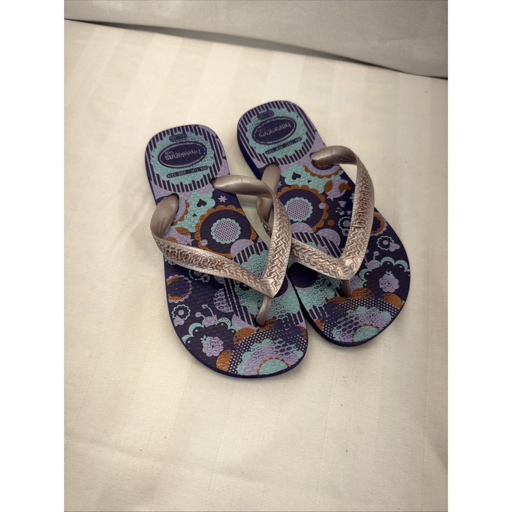 Havaianas Flip Flops Youth Girls Size. 1/2C